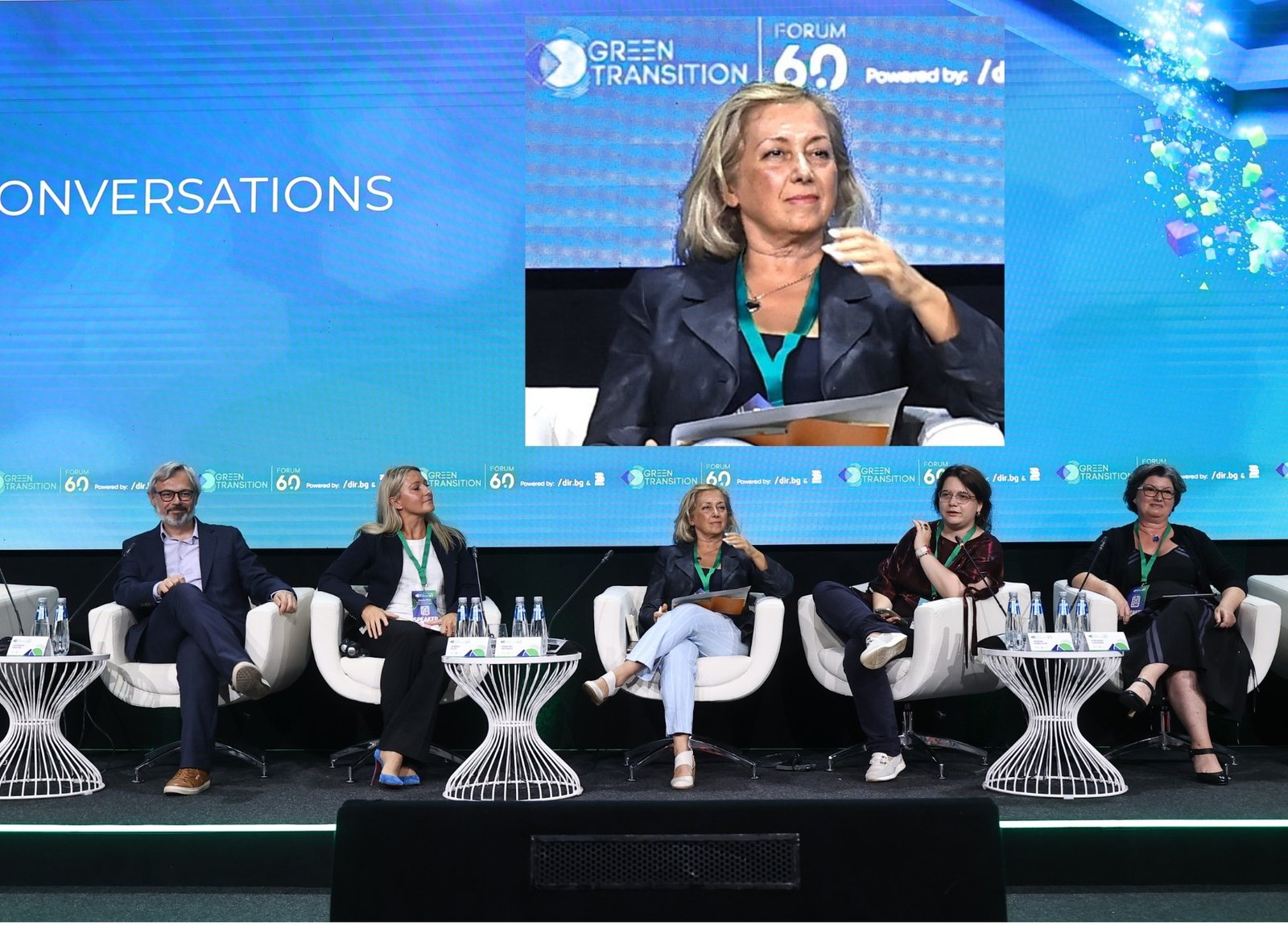 Manijeh speaking at the Green Transition Forum 6.0